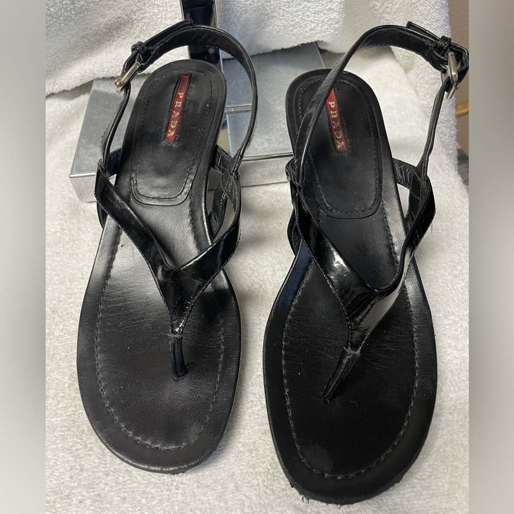 Prada Wedge Sandals